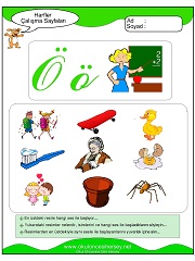 Ö Sesi Çalışma Sayfaları